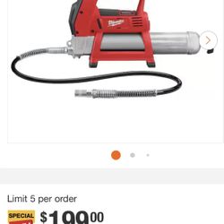 Milwaukee M12 Grease Gun