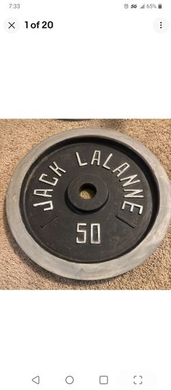 Vintage Jack LaLanne Olympic Weights Plates