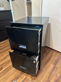 Metal filing cabinet