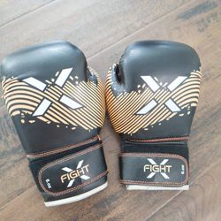 FightX Kids Boxing Gloves MMA PU Leather Junior Boxing Gloves Set for Children (Orange, 6oz)