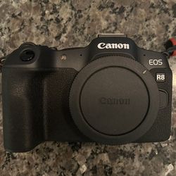 Canon EOS R8 4K Video Mirrorless Digital Camera (Body Only) - Black