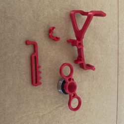 3D Printed Xbox Controller Mini Racing Wheel Set – Red 