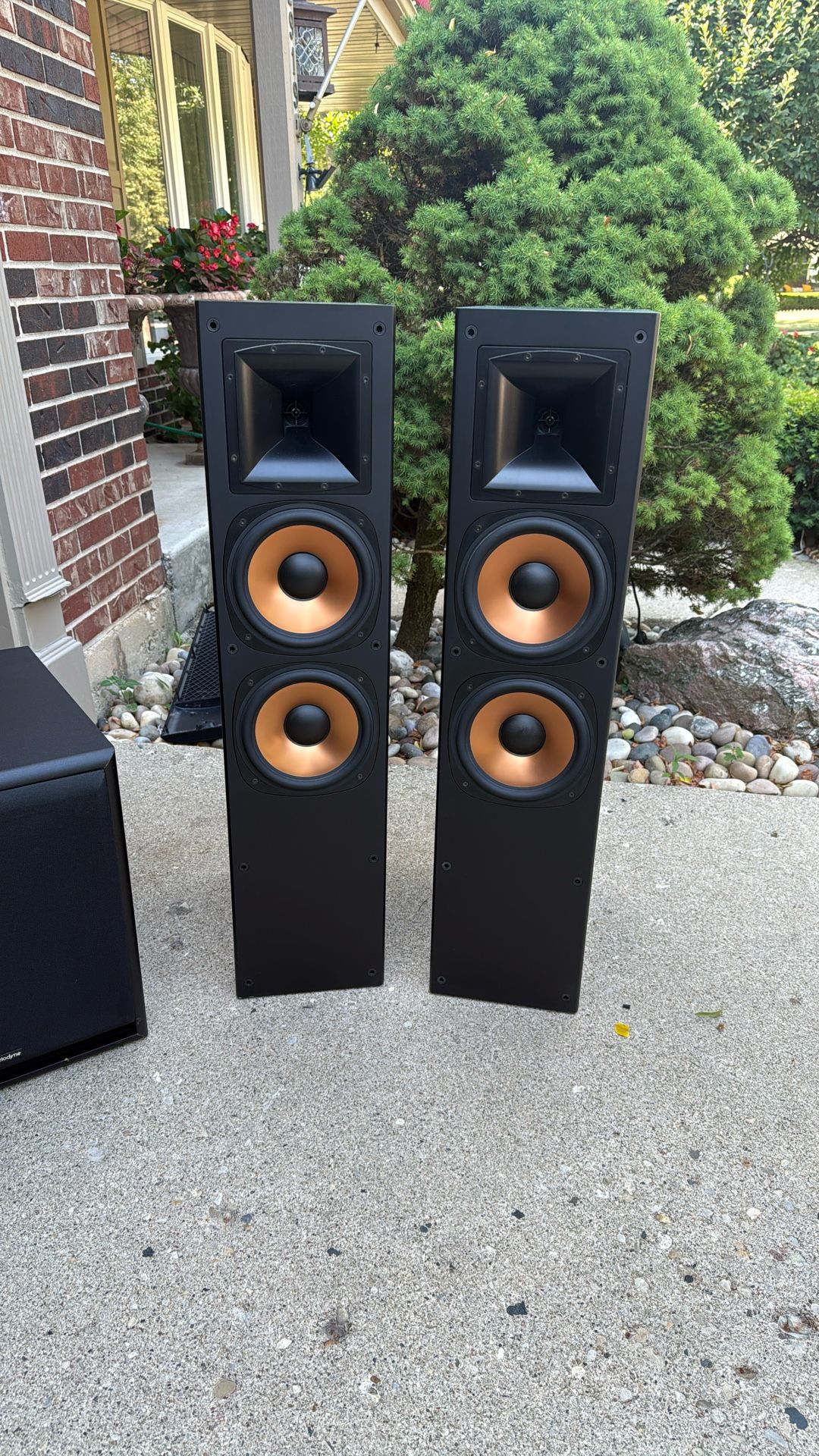 Klipsch RF3 Black (2 Speakers) Subwoofer Velodyne CT Series