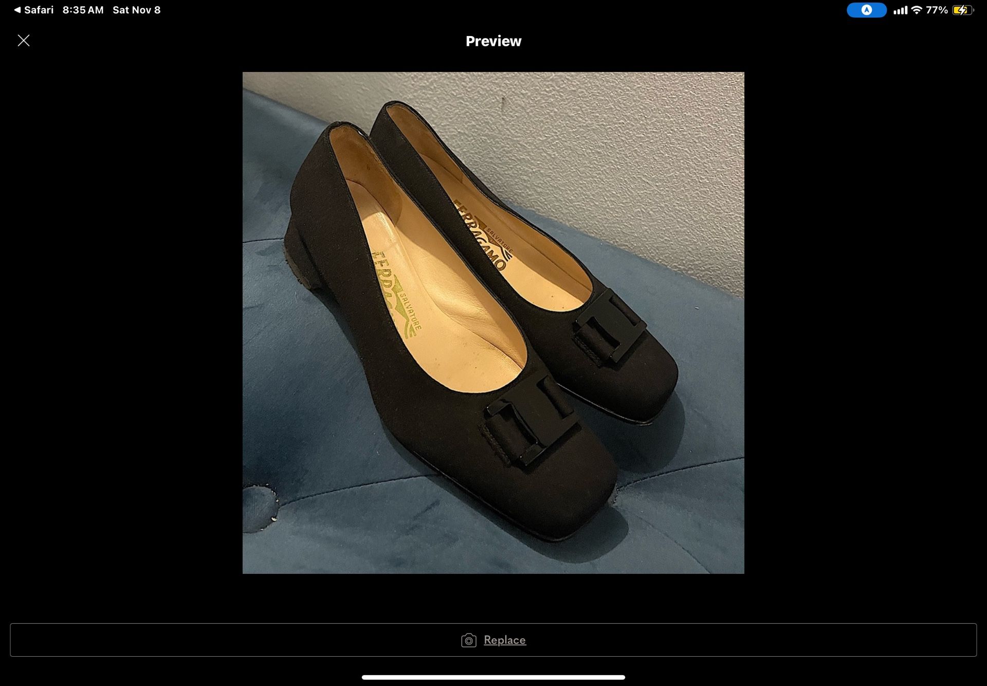 Like New Salvatore Ferragamo Flats  Sz 6