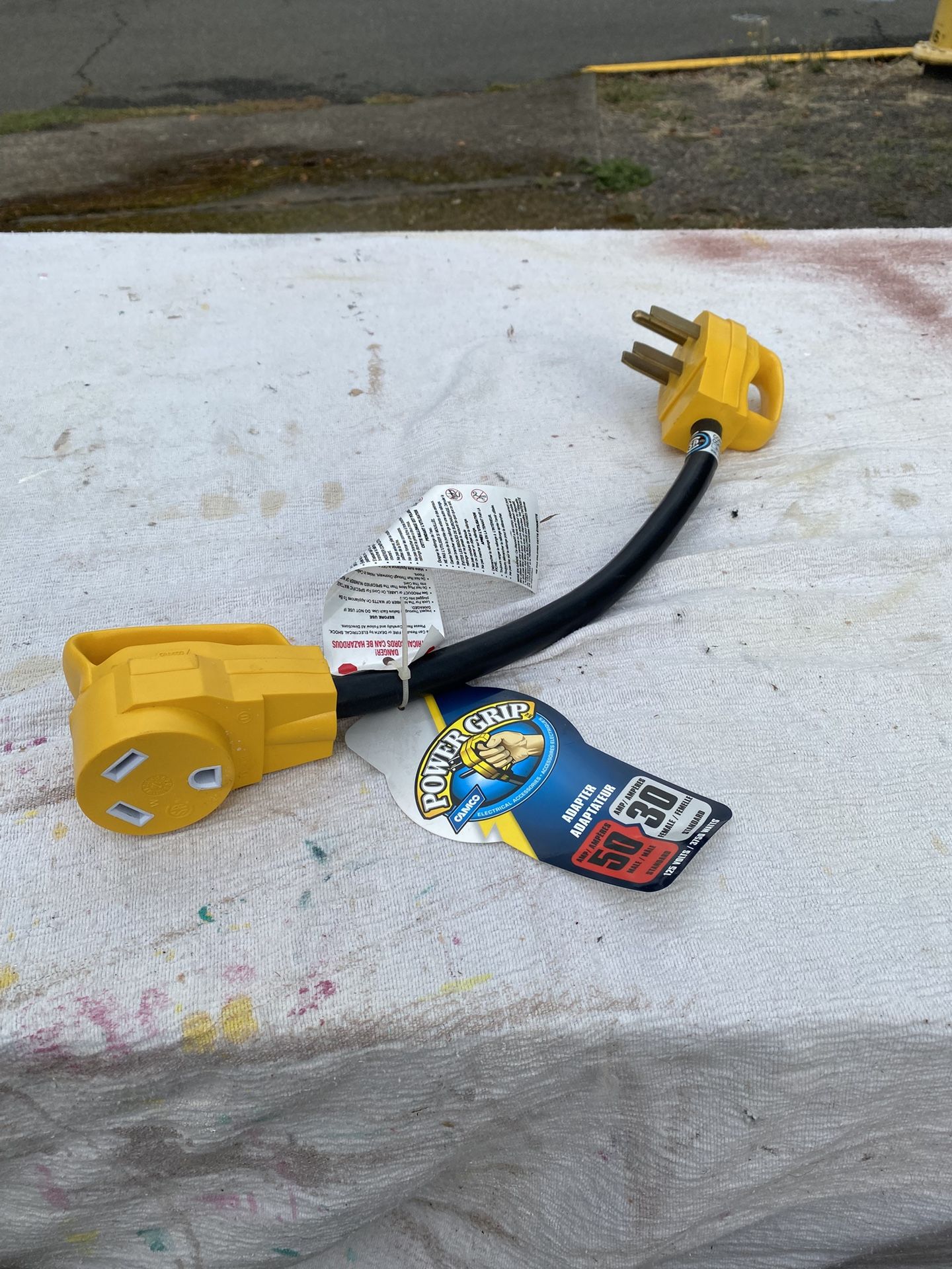 RV 30 Amp To 50 Amp Adapter-NEW