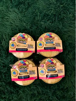 4 Crazy Fun Seashell Mystery Squishy Dumplings Edition SEALED