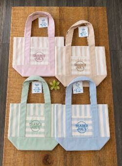 Striped Trader Joes Totes