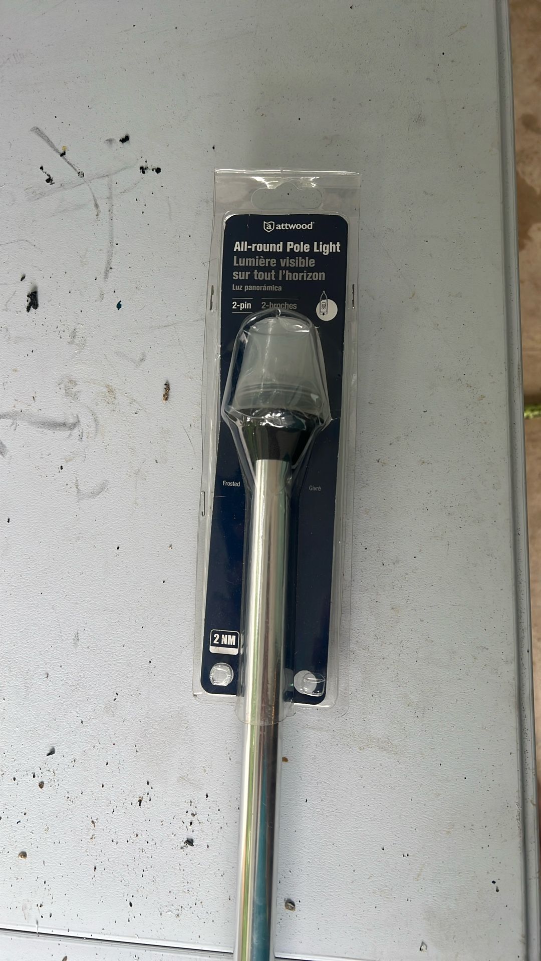 Attwood All Around Anchor Pole Light 24”