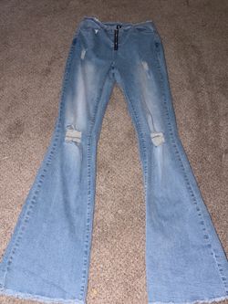 Light Blue Flare Jeans