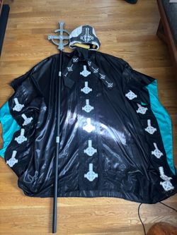 Ghost Papa Hat Robe and Staff Halloween Costume