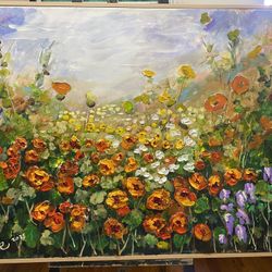 Flowers Painting  40“