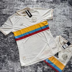 Colombia 100th Anniversary White Soccer Jersey 2024
