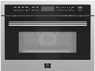 BRAND NEW 🔥 FORNO Oliena 1.6-cu ft 1000 -Watt 23.4-in Built-In Microwave Color -SS