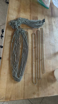 36 24” Ball Chain, Dog Tag Neck