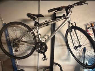 Trek bike, nishiki bike, bike rack