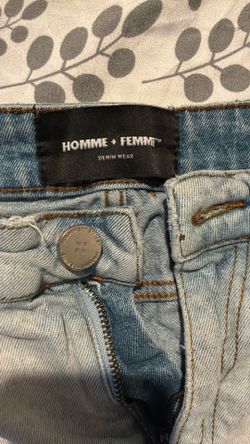 Size 28 HOMME FEMME jeans