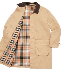SUPREME/BURBERRY TRENCH TAN