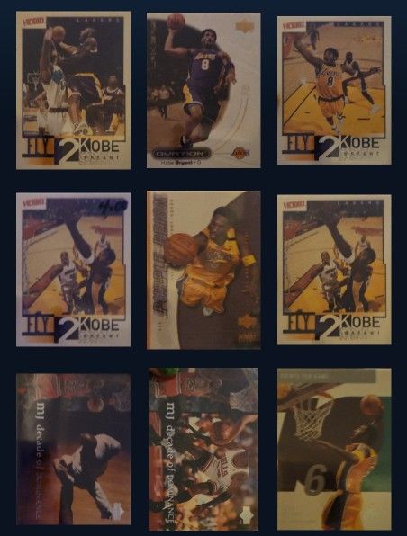 Jordan And Kobe Cards