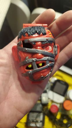 Vintage Monster Head Toy Figure