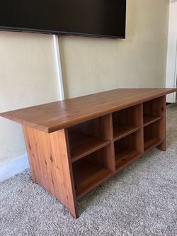 Wooden tv console coffee table
