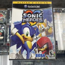 Sonic Heroes GameCube $55 Gamehogs 11am-7pm