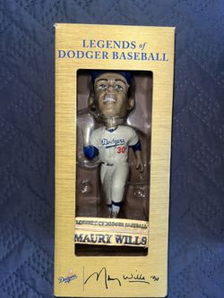 Maury Wills Dodger bobble head
