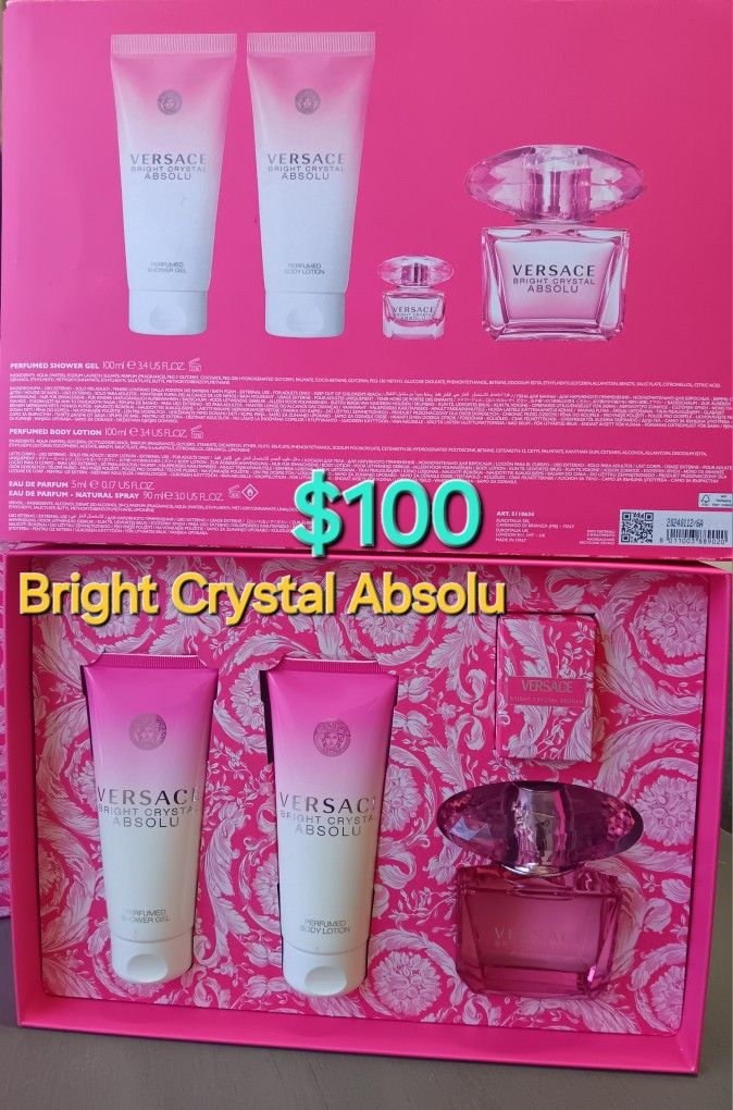 Versace Bright Crystal Absolu Set