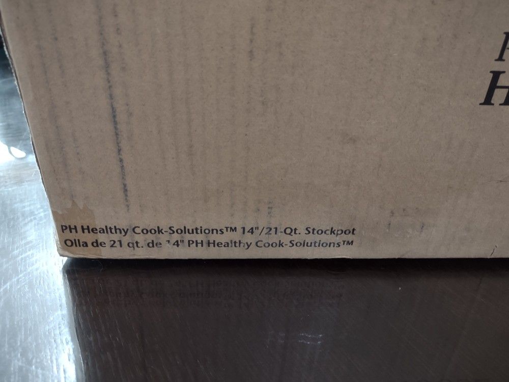 Princess House Healthy Cook-Solutions Cookware 14 21-Qt. Stockpot (5856)  New!