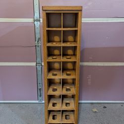 Wood Shoe Rack