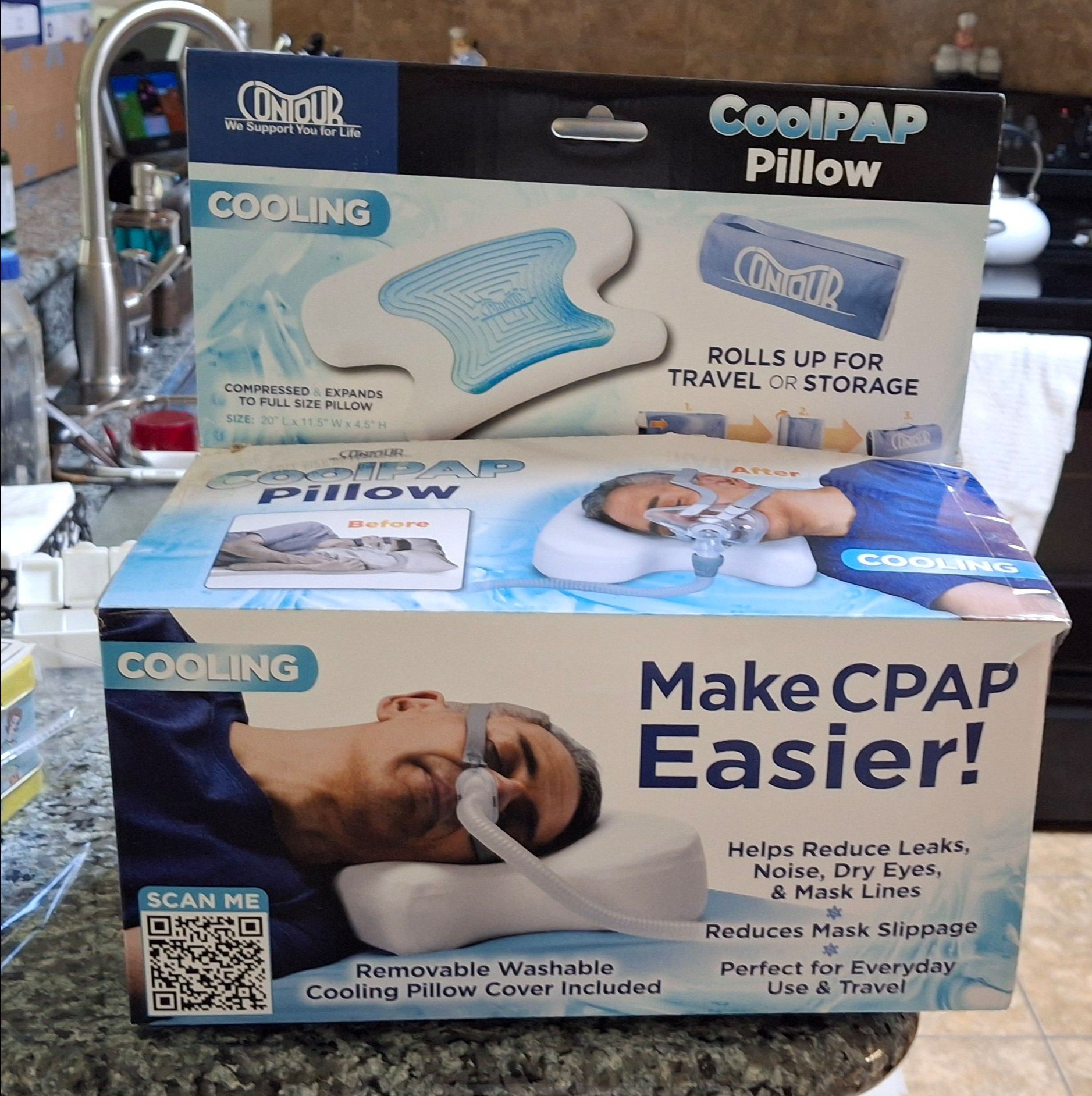 Coolpap Pillow New Open Box