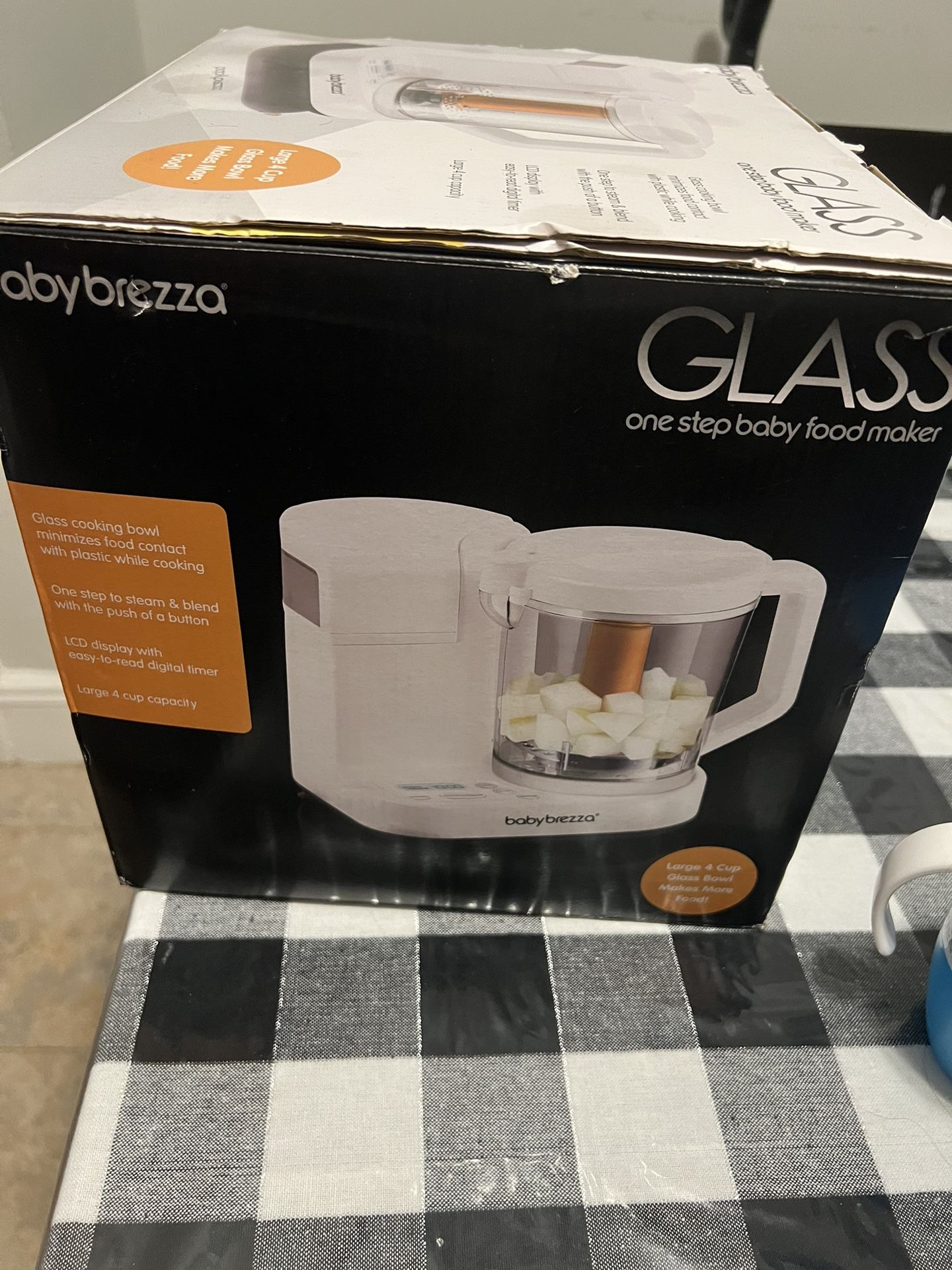 Baby Brezza Glass one step Baby Food Maker Steamer Blender