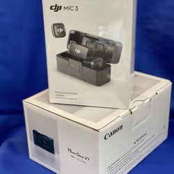 Canon Powershot V1 + Dji Mic 3 
