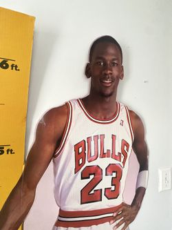 NBA 1987 Vintage Michael Jordan Life Size, Measure Up Cardboard Cutout Display