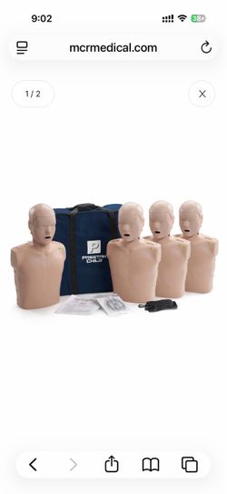 4-Pack   Child   CPR   Manikin   WITH Feedback,   MEDIUM   TONE,   PRESTAN