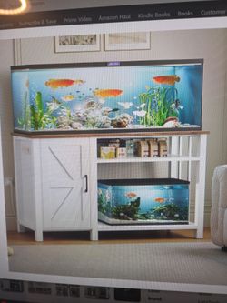 FREE 55 - 75 Gallon Aquarium Fish Tank Stand White
