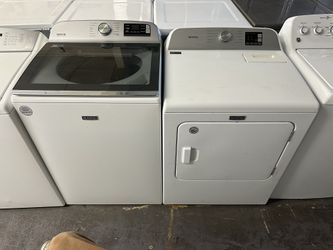 King Capacity Maytag Washer And GAS dryer Set 120 Day Warranty Free Same Day Delivery And Installation 🚛