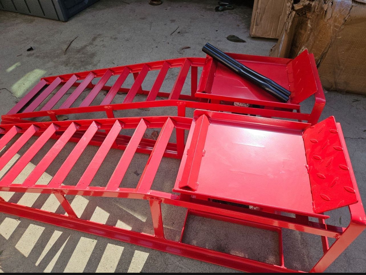 Drive Up Ramp Low Profile Car Lift Service Ramps Auto Truck Trailer Garage Automotive Hydraulic Lift Repair Frame,