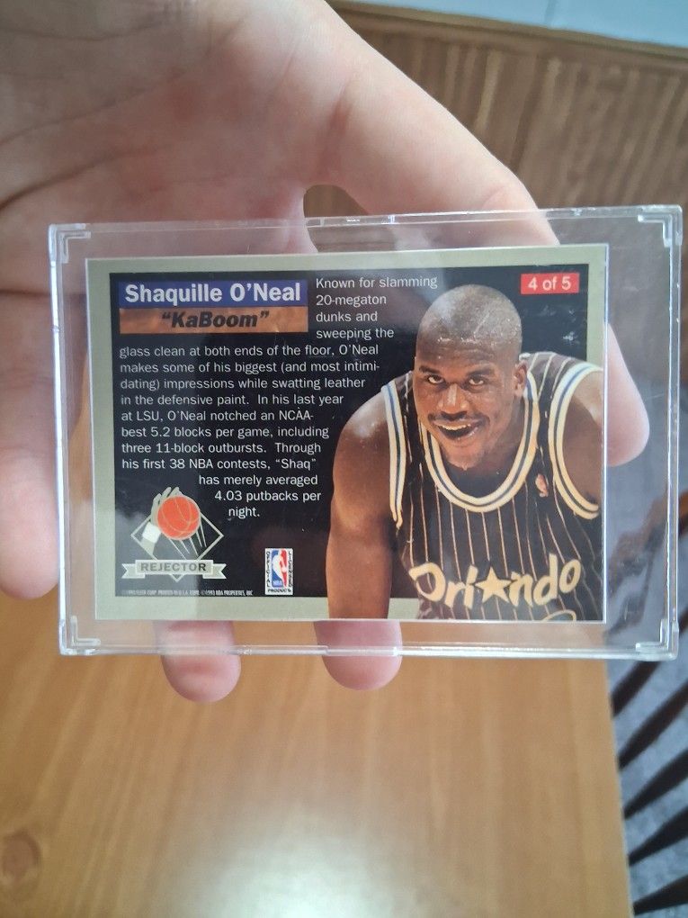 4 Shaquille O'Neal Sports Cards