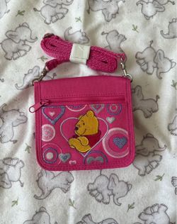 Winnie the Pooh pink crossbody bag