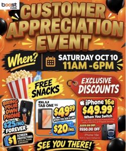 Customer Appreciation!