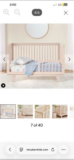 Babyletto Hudson 3-in-1 Convertible Crib. Never used ,