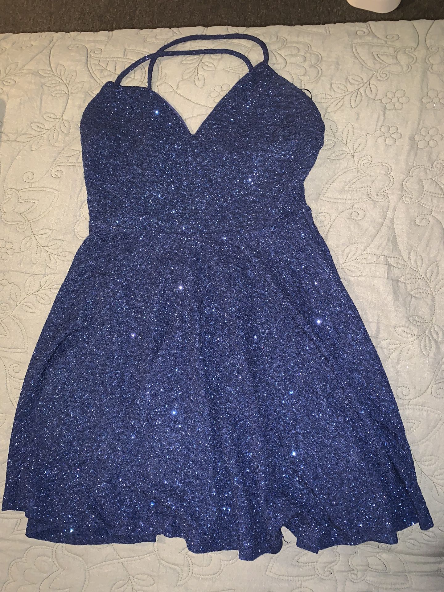 Blue Sparkling Dress
