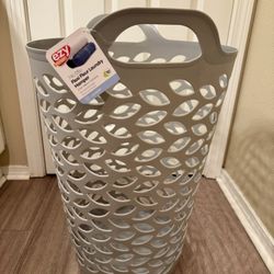 Ezy Flexi Fleur Tall Laundry Hamper ~17x17x26”