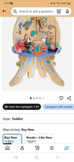 Manhattan Toy Deep Sea Adventure Wooden Toddler Activity Center