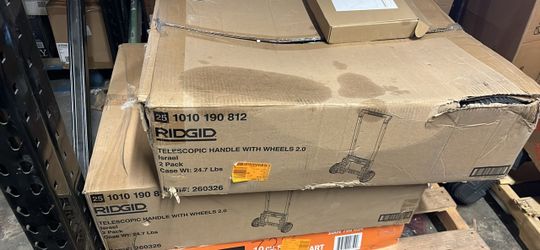 RIDGID Telescopic Handle with Wheels 2.0 –
