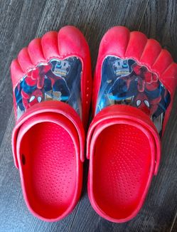 size 2/3 spiderman toe shoes kids