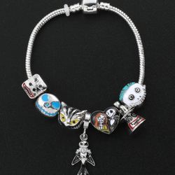 Nightmare B4 Christmas Jack Charm Bracelet 
