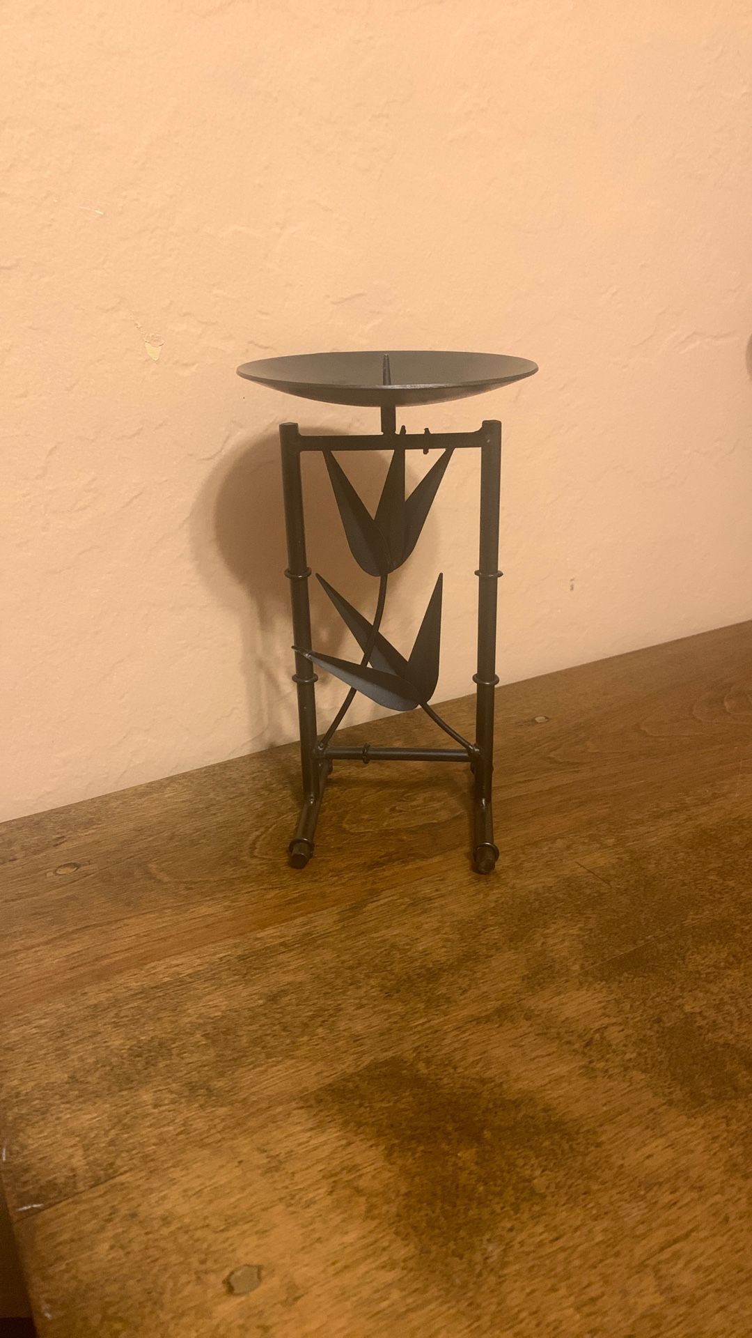 Vintage Wrought Iron Candleholder