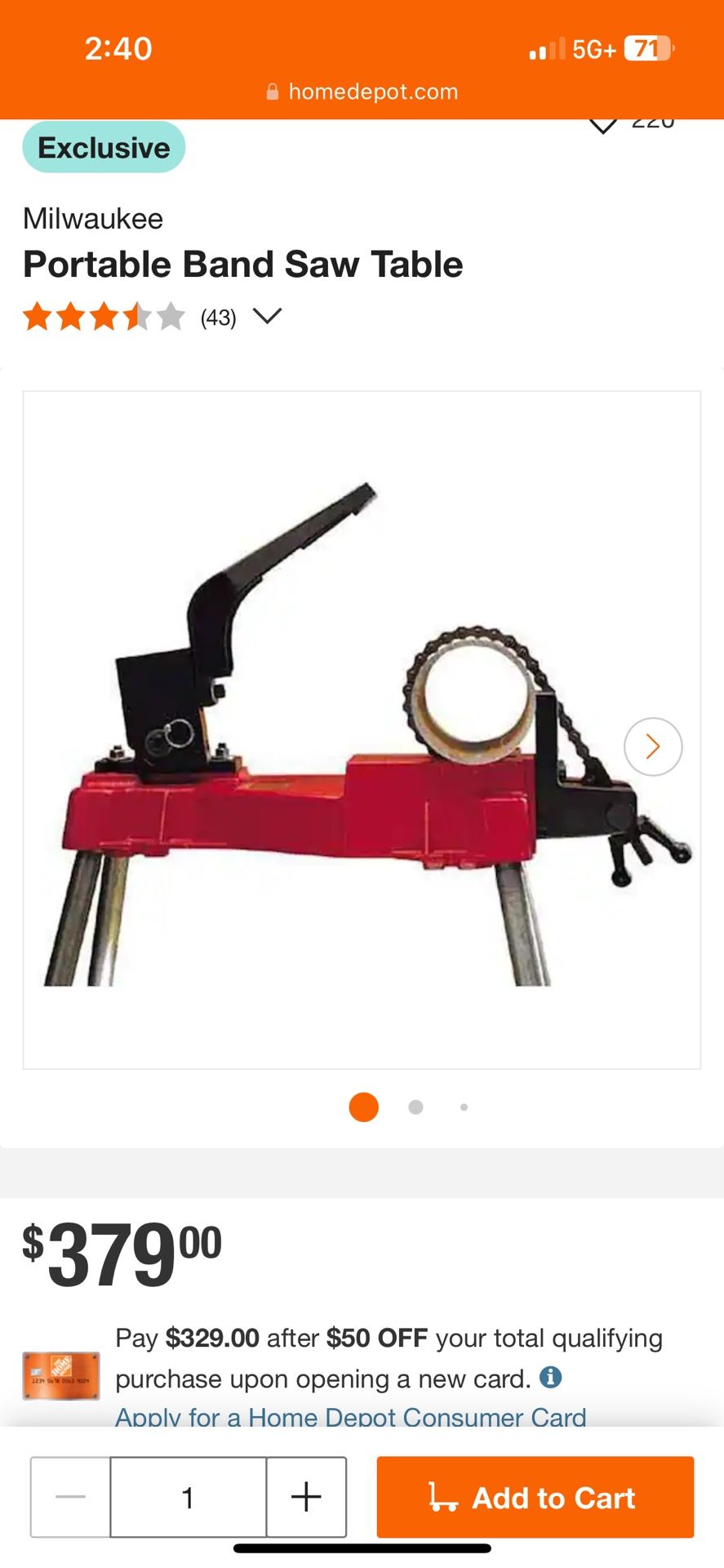 Portable Band Saw Table