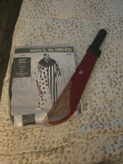 Men's Killer Clown Costume